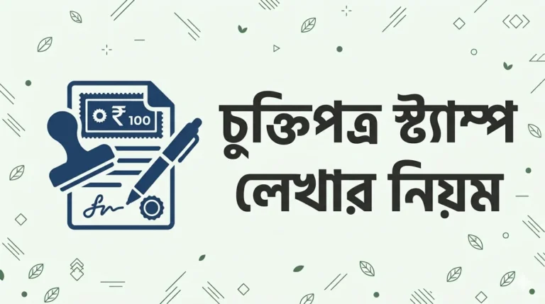 চুক্তিপত্র স্ট্যাম্প